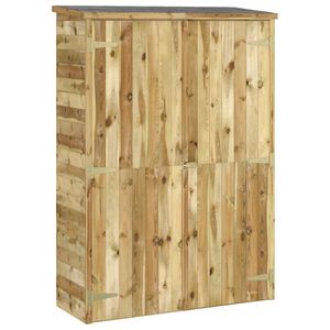 vidaXL Garden Tool Shed 123x45x171 cm Impregnated Solid Wood Pine