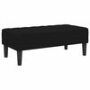 vidaXL Sofa Set 2 pcs Black 173 x 131 x 67 cm Velvet