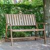 Lesli Living Garden Bench Calgary 120x66x91 cm Teak Look