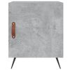 vidaXL Bedside Cabinets 2 pcs Concrete Grey 40x40x50 cm Engineered Wood