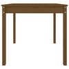 vidaXL Garden Table Honey Brown 82.5x82.5x76 cm Solid Wood Pine