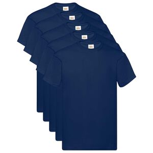 vidaXL Shirt 5 pcs Blue 5XL Cotton