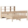 vidaXL Bed Frame without Mattress 120x190 cm Small Double Solid Wood Pine