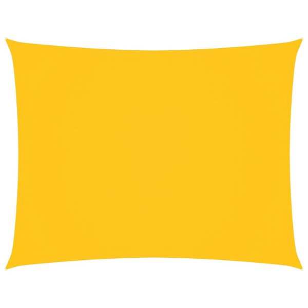 vidaXL Sunshade Sail Oxford Fabric Rectangular 4x6 m Yellow