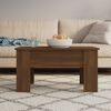 vidaXL Coffee Table Brown Oak 79x49x41 cm Engineered Wood
