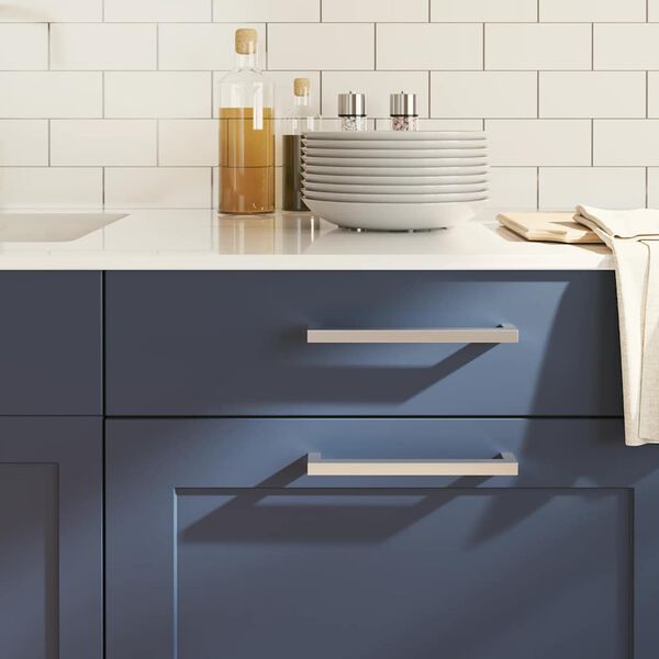 vidaXL Cabinet Handles 5 pcs Silver 192 mm Stainless Steel