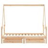 vidaXL Kids Bed Frame with Drawers 80x160 cm Solid Wood Pine