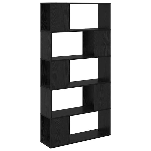 vidaXL TV Cabinet Set Black 80 x 24 x 156 cm Engineered Wood