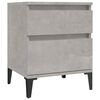 vidaXL Bedside Cabinets 2 pcs Concrete Grey 40x35x50 cm
