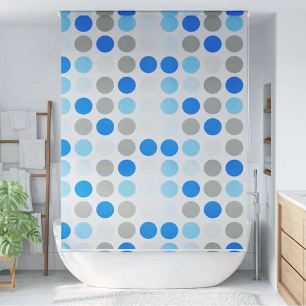 vidaXL Shower Roller Blind 140x240 cm Circle