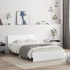 vidaXL Bed Frame without Mattress White 120x190 cm Small Double