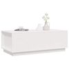 vidaXL Coffee Table White 100x50x35 cm Solid Wood Pine