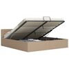vidaXL Bed Frame without Mattress with Hydraulic Storage Cappuccino 180x200cm