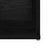 vidaXL TV Cabinet Set Wall-mounted 3 pcs Black Oak 37 x 35 x 107.5 cm