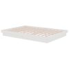 vidaXL Bed Frame without Mattress White Solid Wood 140x200 cm