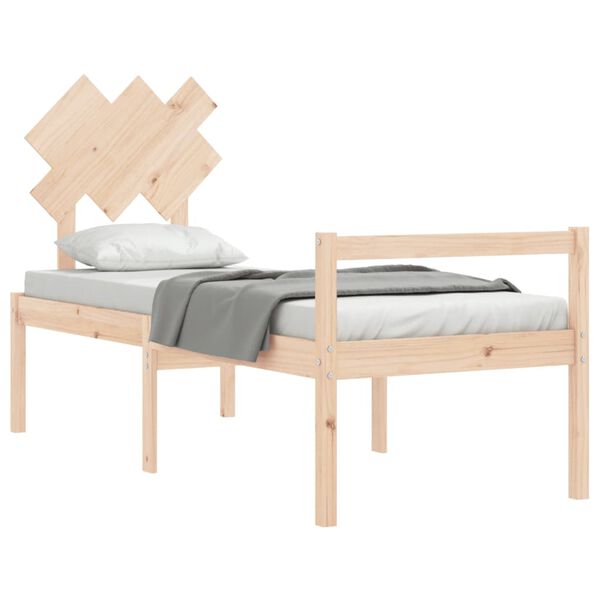 vidaXL Senior Bed without Mattress Small Single Solid Wood
