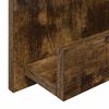 vidaXL Magazine Rack Smoked Oak 51 x 11 x 102 cm Engineered Wood