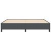 vidaXL Bed Frame Dark grey 200 x 200 cm Corduroy fabric