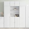 vidaXL Highboard White 80x42,5x185 cm Engineered Wood
