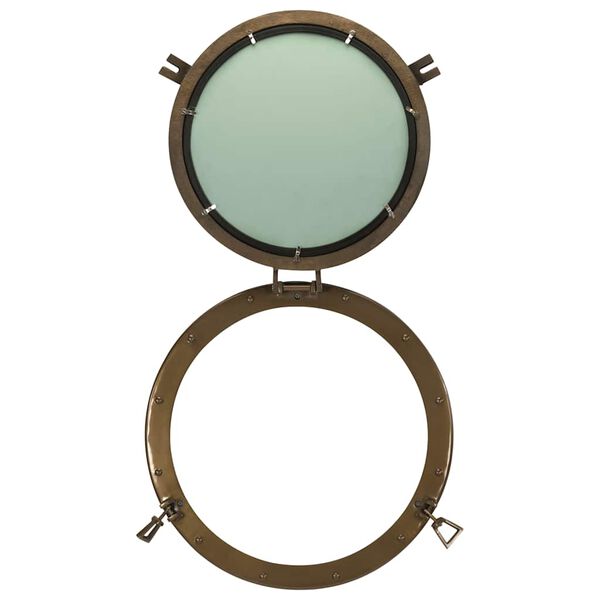 vidaXL&nbsp;Porthole Mirror&nbsp;Wall Hanging&nbsp;&Oslash;50 cm&nbsp;Aluminium and Glass