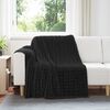 vidaXL Throw Blankets 6 pcs Black 200 x 150 cm Fleece