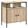 vidaXL Bathroom Furniture Set 4 pcs Sonoma Oak Engineered Wood