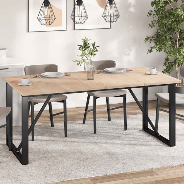 vidaXL Table Tops 4 pcs 90x45x2.5 cm Rectangular Solid Wood Pine