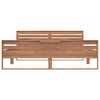 vidaXL Bed Frame without Mattress Solid Teak Wood 160x200 cm