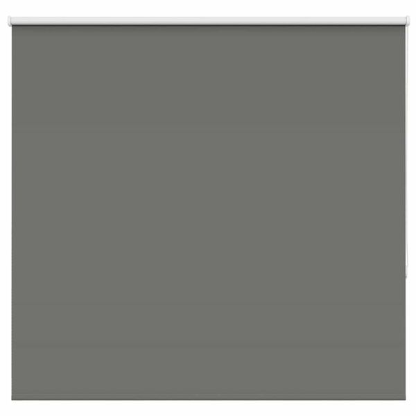 vidaXL Roller Blind Blackout Grey 150x150 cm Fabric Width 146.6 cm Polyester