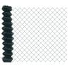 vidaXL Chain Link Fence Green