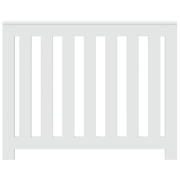 vidaXL Radiator Cover White 104x20x82 cm Engineered Wood