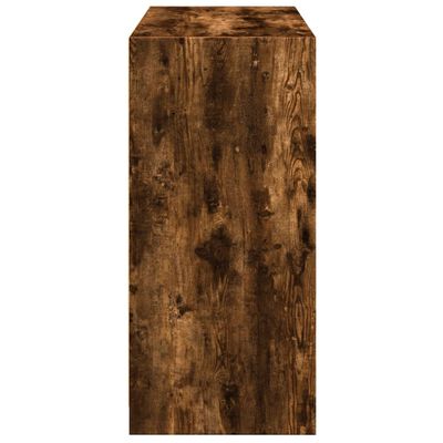 vidaXL Wardrobe Smoked Oak 77x48x102 cm Engineered Wood