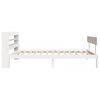 vidaXL Bed Frame without Mattress White 90x190 cm Single Solid Wood Pine