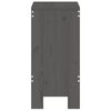vidaXL Bar Stools 2 pcs Grey 40x36x75 cm Solid Wood Pine
