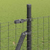 vidaXL Fence Posts Manual 7 pcs Grey Ø32mm 170 cm Galvanised steel