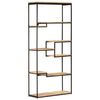 vidaXL Bookcase 80x30x180 cm Rough Mango Wood