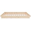 vidaXL Bed Frame without Mattress Solid Wood 120x200 cm
