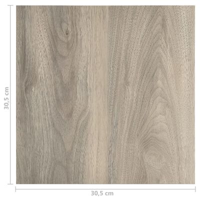 vidaXL Self-adhesive Flooring Planks 20 pcs PVC 1.86 m² Taupe