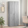 vidaXL Highboard Grey Sonoma 70x35x180 cm Engineered Wood