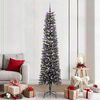 vidaXL Artificial Christmas Tree with 300 LEDs with Stand Green 210 cm