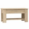 vidaXL Coffee Table Sonoma Oak 101x49x52 cm Engineered Wood