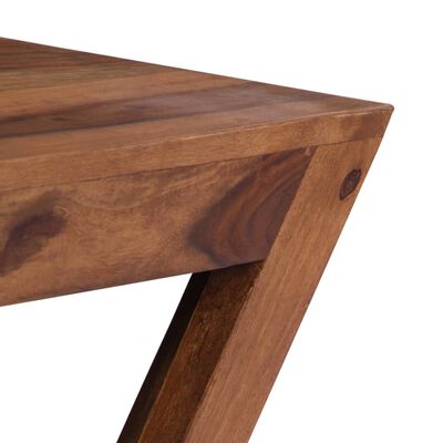 vidaXL Coffee Table 70x70x28 cm Solid Sheesham Wood