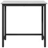 vidaXL Table Grey Sonoma 100 x 50 x 76.5 cm Engineered Wood and Steel
