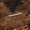 vidaXL Sideboard Smoked oak 38 x 34.5 x 75 cm Engineered wood