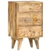 vidaXL Bedside Cabinet 36x30x60 cm Solid Mango Wood
