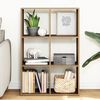 vidaXL Room Divider Bookcase Artisan Oak 69.5x29x103.5 cm Engineered Wood