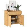 vidaXL Sideboard Drammen Oak 79 x 43 x 75.5 cm Solid Pine wood