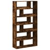 vidaXL Bookcase Smoked Oak100x33x187.5 cm Engineered Wood