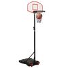 vidaXL Basketball Stand White 216-250 cm Polyethene