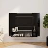 vidaXL Wall TV Cabinet Black 120x23.5x90 cm Engineered Wood